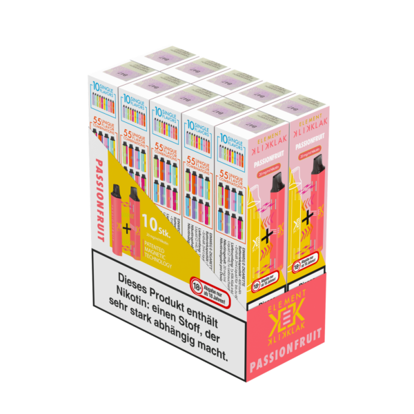 Klik Klak Passionfruit NS20 - 20 mg - 10er-Pack