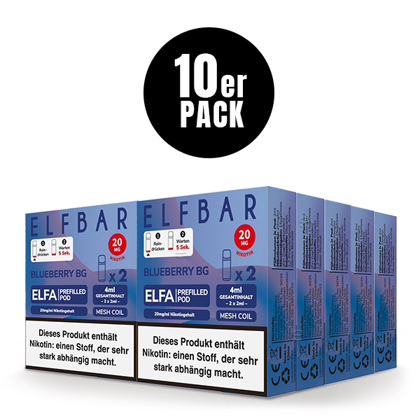 ELFA CP Prefilled Pod - Blueberry BG