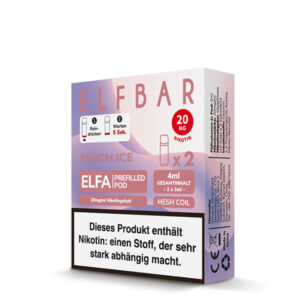 ELFA CP Prefilled Pod - Peach Ice
