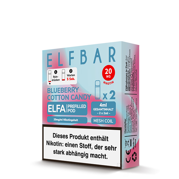 ELFA CP Prefilled Pod - Blueberry Cotton Candy