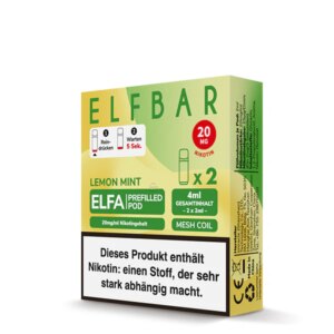 ELFA CP Prefilled Pod - Lemon Mint